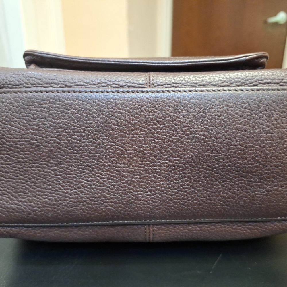 Vintage 1954 Fossil Butter Leather Shoulder Bag 75082 Brown Mini Purse - Picture 5 of 10
